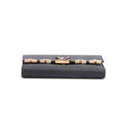Black Taurillon Leather Capucines Compact Wallet w/ Box