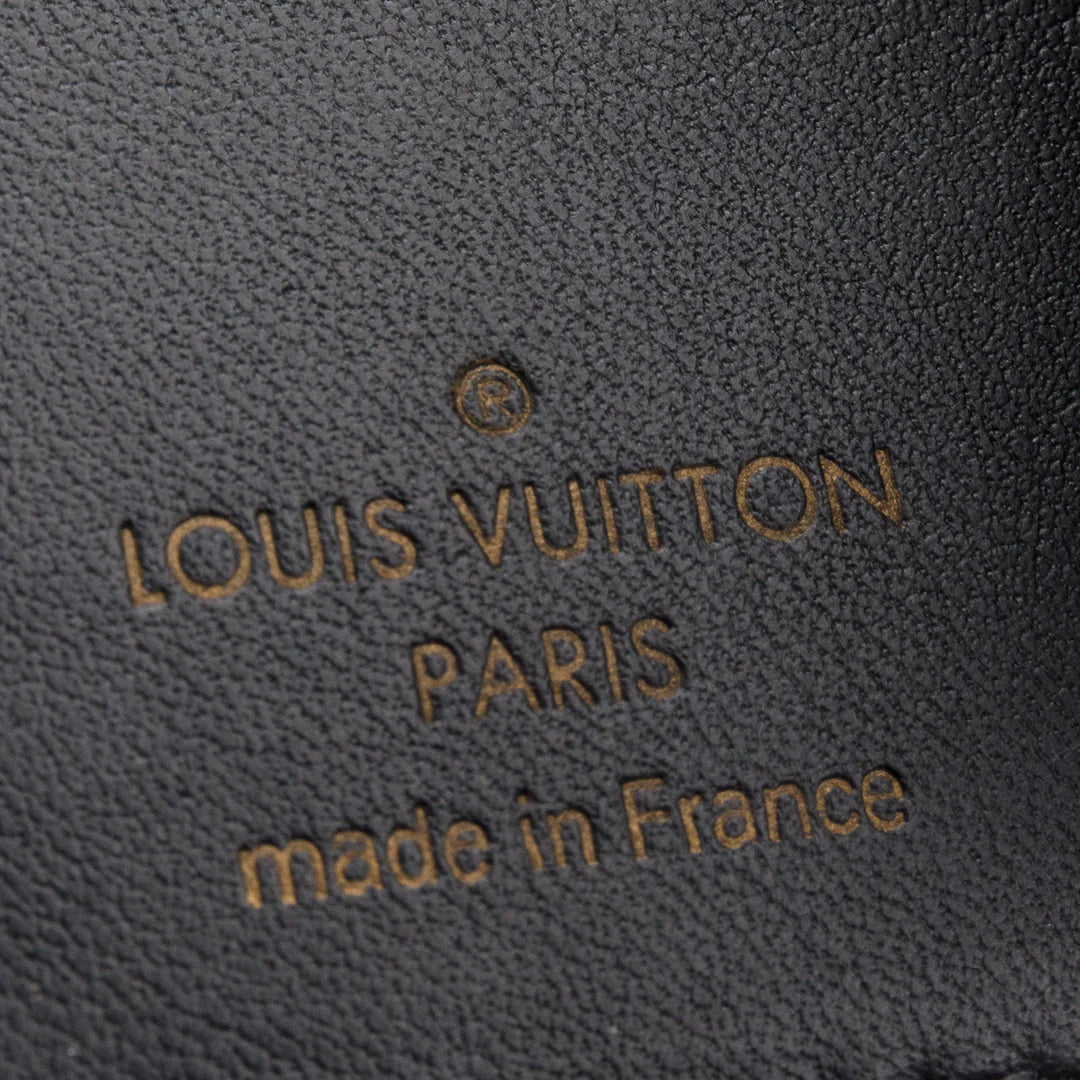 Black Taurillon Leather Capucines Compact Wallet w/ Box
