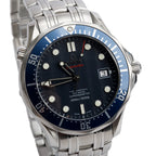Stainless Steel James Bond Casino Royal Red Seamaster Diver 300M Professional Co-Axial Chronometer 41 MM Automatic Watch w/ Box &amp; Papers Coeur Cult Core