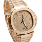 2024 18k Rose Gold Nautilus 35.2 MM Automatic Watch w/ Box &amp; Copy of Papers Coeur Cult Core