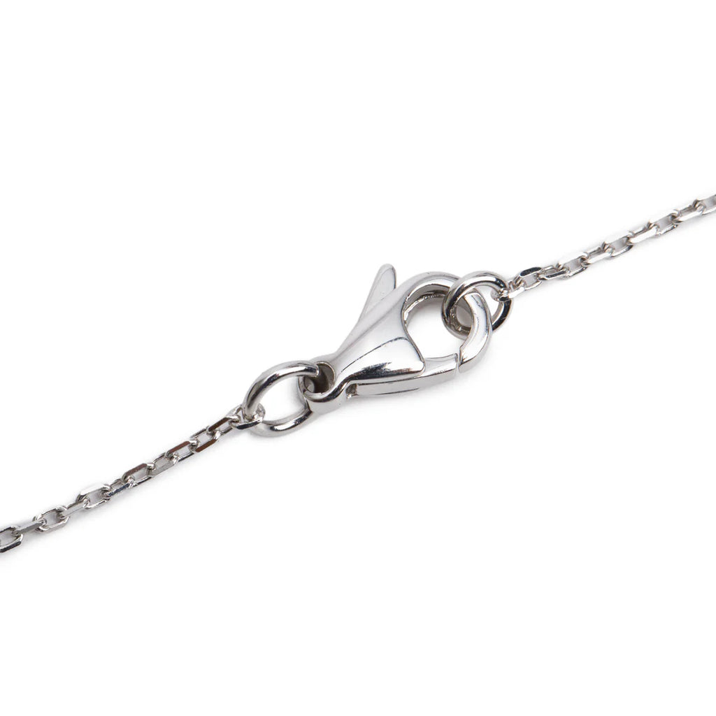 18k White Gold Diamond Comete Geode Pendant Necklace, Small Version w/ Box
