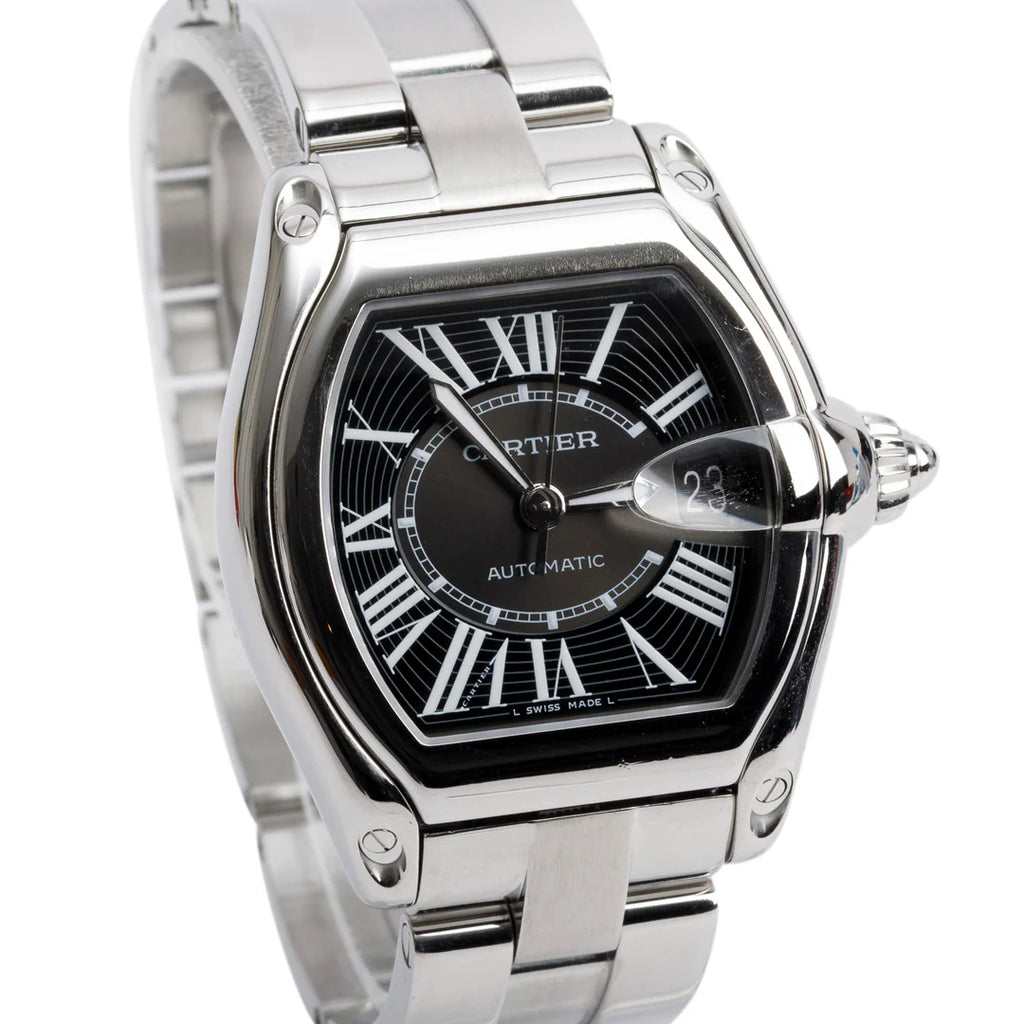 Stainless Steel Roadster Automatic Watch Black Dial 2510 w/ Box Coeur Cult Core