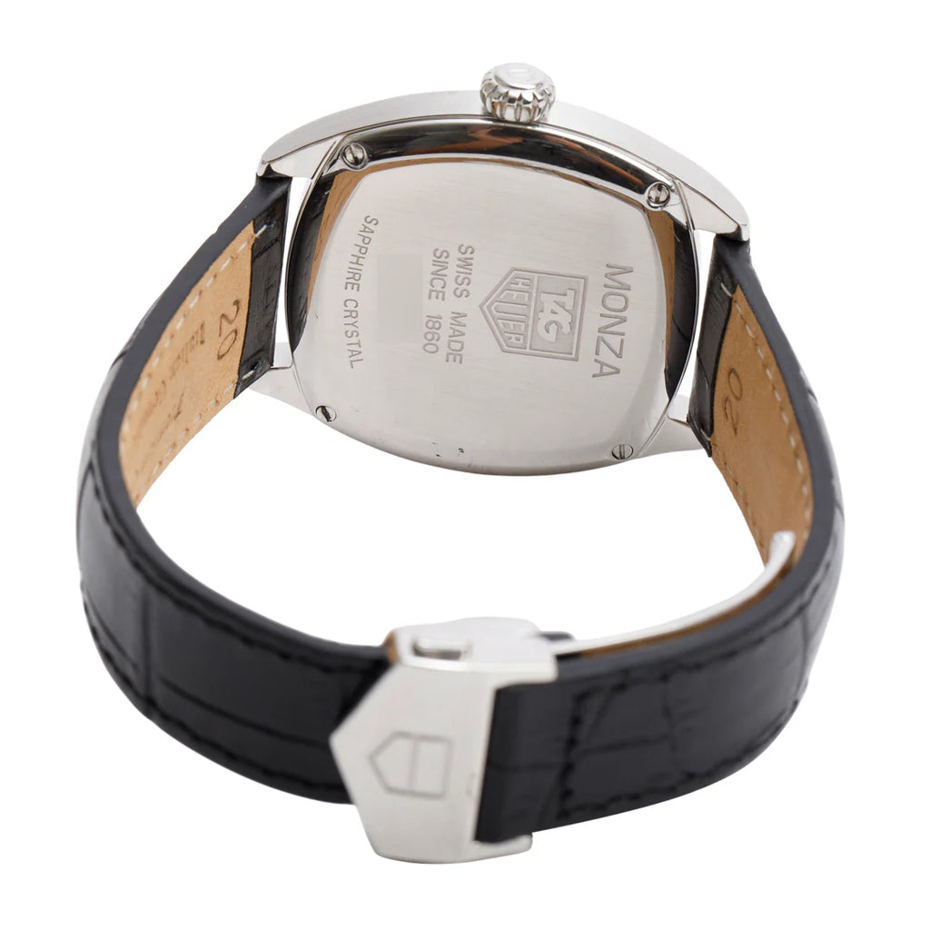 Stainless Steel Monza 38 MM Automatic Watch Black Dial WR2110