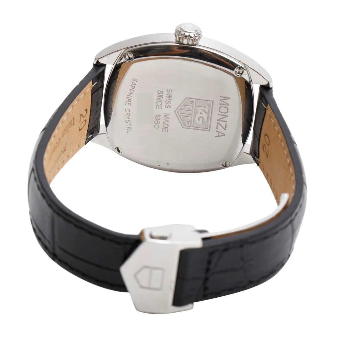 Stainless Steel Monza 38 MM Automatic Watch Black Dial WR2110
