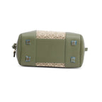 Green Jacquard Anagram Calfskin Amazona 19 Bag w/ Strap
