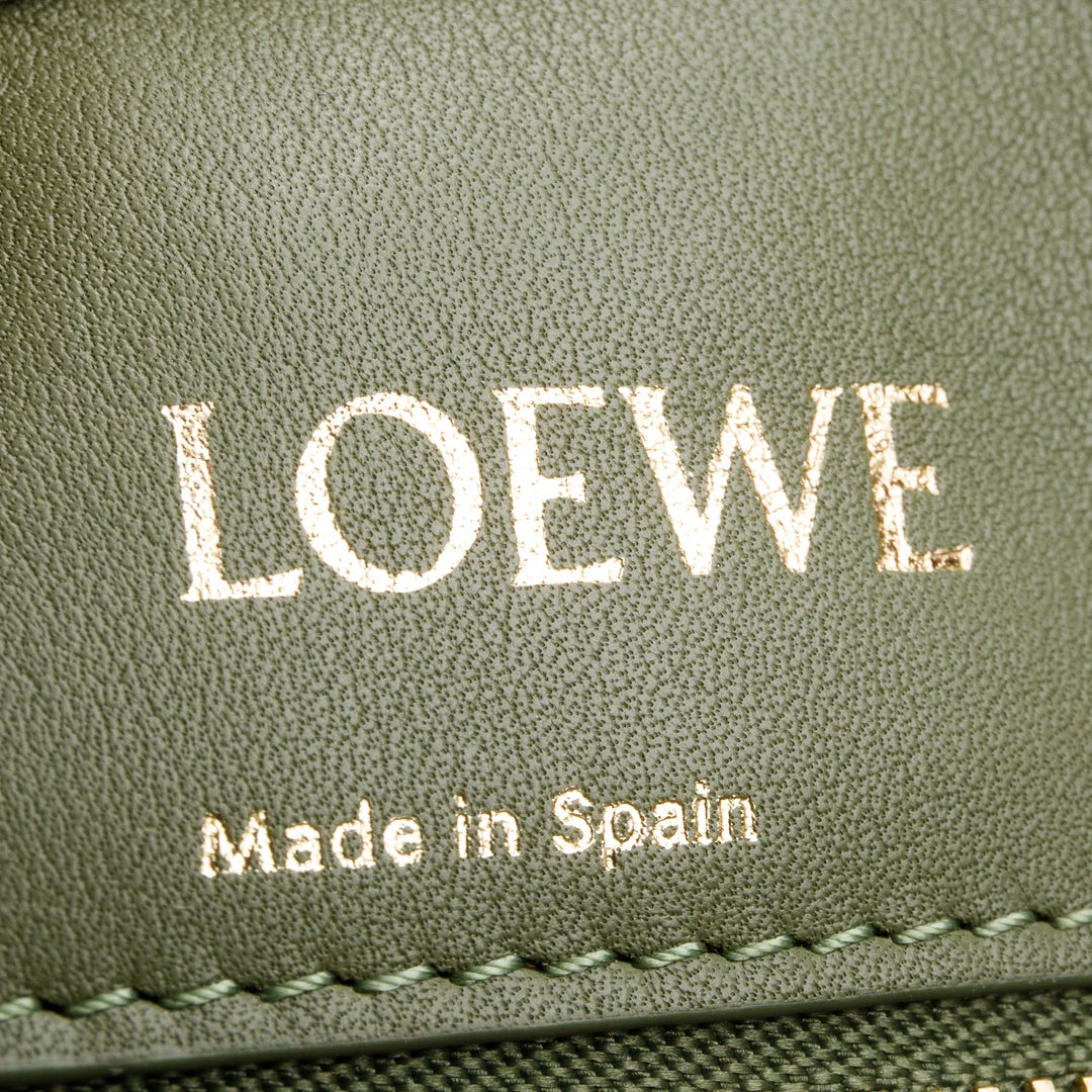 Green Jacquard Anagram Calfskin Amazona 19 Bag w/ Strap
