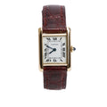 Vintage 18k Yellow Gold Tank Louis Manual Watch, Small Model