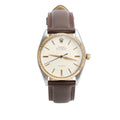 Vintage Stainless Steel & 14k Yellow Gold Explorer 34 MM Watch 5501 Coeur Cult Core