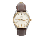 Vintage Stainless Steel & 14k Yellow Gold Explorer 34 MM Watch 5501 Coeur Cult Core