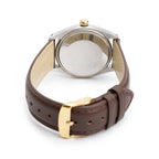 Vintage Stainless Steel & 14k Yellow Gold Explorer 34 MM Watch 5501 Coeur Cult Core