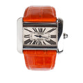 Stainless Steel Tank Divan 38 MM Automatic Watch 2612 w/ Extra Straps