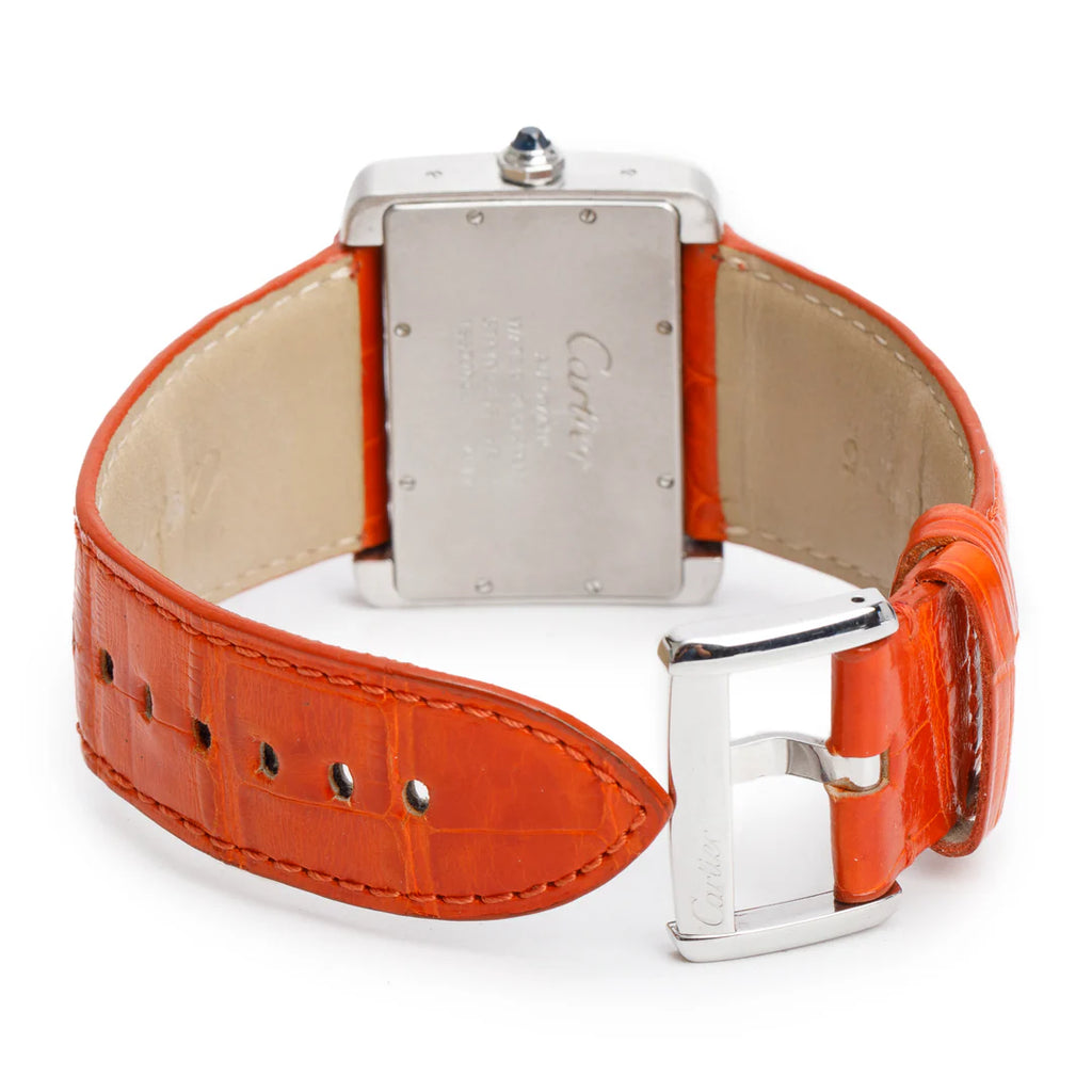 Stainless Steel Tank Divan 38 MM Automatic Watch 2612 w/ Extra Straps
