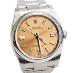 Stainless Steel Oyster Perpetual 36 MM Watch White GrapeDial 116000 w/ Box &amp; Papers