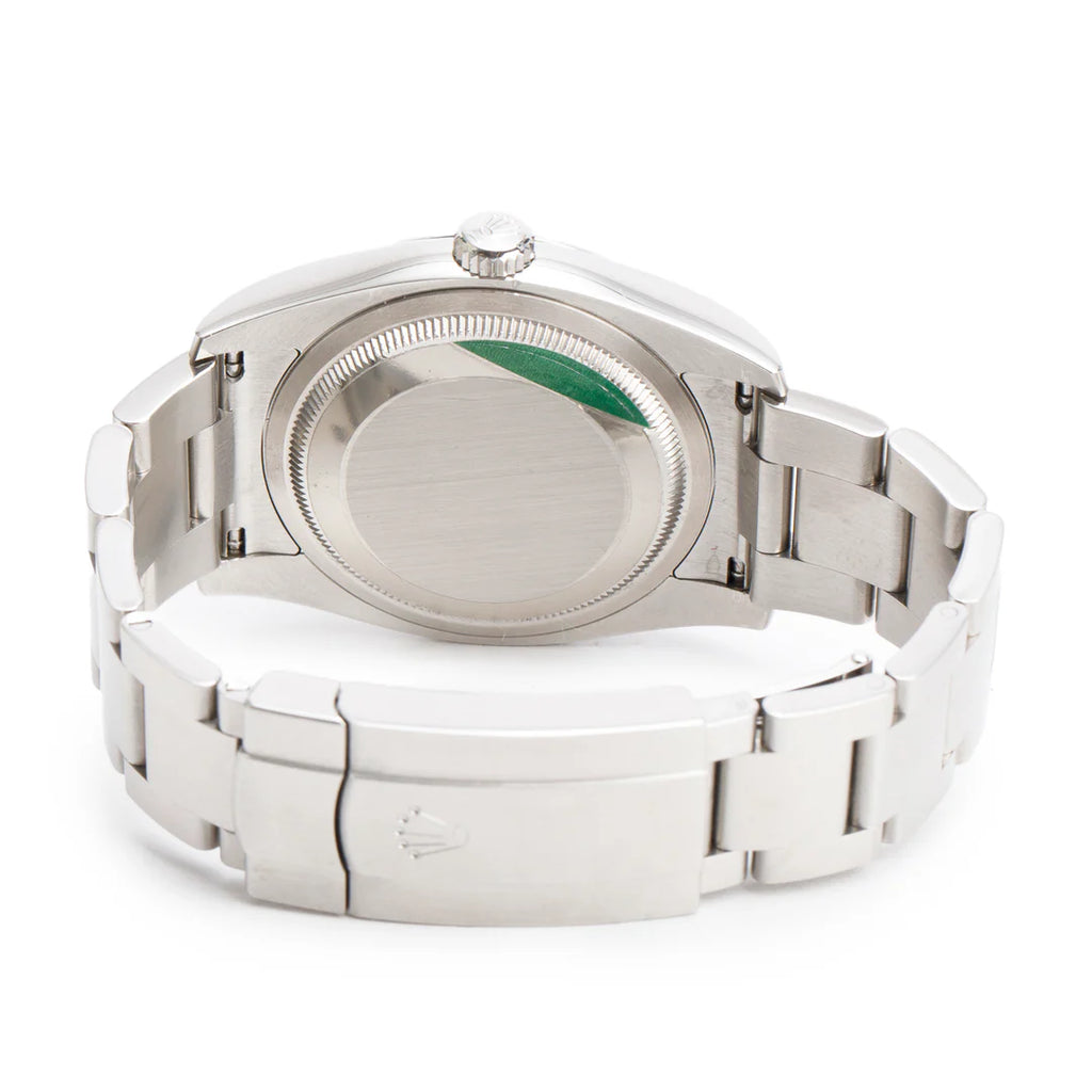 Stainless Steel Oyster Perpetual 36 MM Watch White GrapeDial 116000 w/ Box &amp; Papers