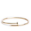 2025 18k Yellow Gold Juste Un Clou Bracelet, Small Model Size 17 w/ Box &amp; Certificate Coeur Cult Core