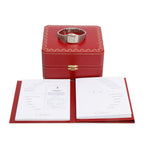 Stainless Steel &amp; 18k Yellow Gold Santos De Galbee Quartz Watch, Small Model 1567 w/ Box &amp; Papers Coeur Cult Core