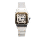 Stainless Steel &amp; 18k Yellow Gold Santos De Galbee Quartz Watch, Small Model 1567 w/ Box &amp; Papers Coeur Cult Core