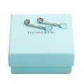 Platinum Aquamarine &amp; Diamond Drop Earrings w/ Box &amp; Papers Coeur Cult Core