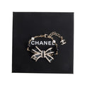 2025 Gold Plated Faux Pearl, Strass &amp; Bead CC Bow Charm Bracelet w/ Box &amp; Receipt Coeur Cult Core