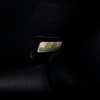 Black Python Patent Leather Boy Flap Clutch w/ Box &amp; Authenticity Card