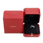 Platinum Blue Sapphire &amp; Diamond Meli Melo Ring, Size 5.75 w/ Box &amp; Papers