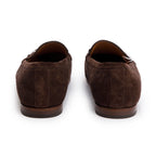 Brown GG Suede Horsebit Accent Loafers, Men's Size 9 w/ Box
