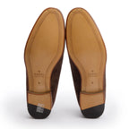 Brown GG Suede Horsebit Accent Loafers, Men's Size 9 w/ Box