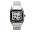 Stainless Steel &amp; 18k Yellow Gold Santos De Galbee Automatic Watch, Medium Model 2961
