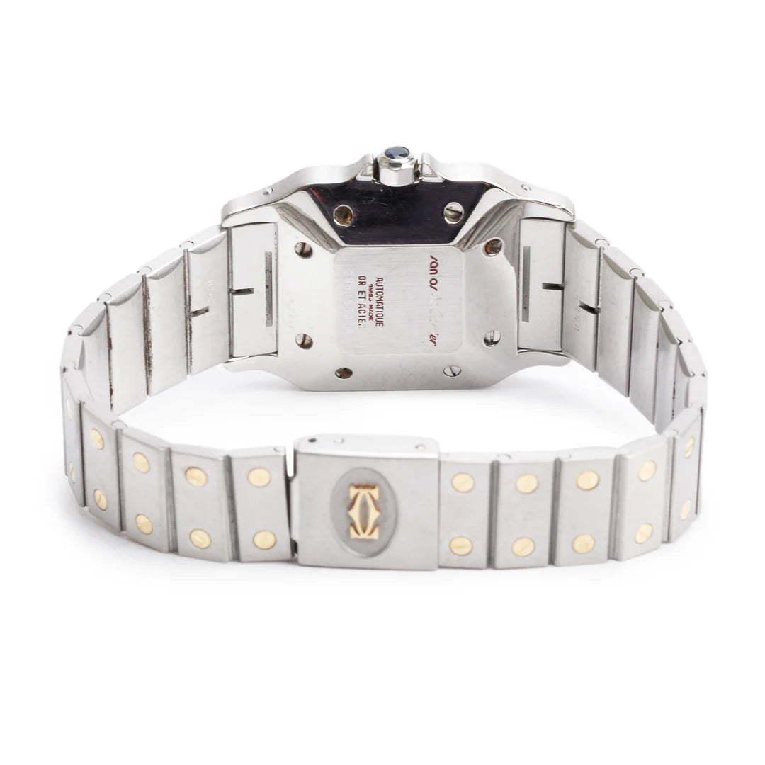 Stainless Steel &amp; 18k Yellow Gold Santos De Galbee Automatic Watch, Medium Model 2961
