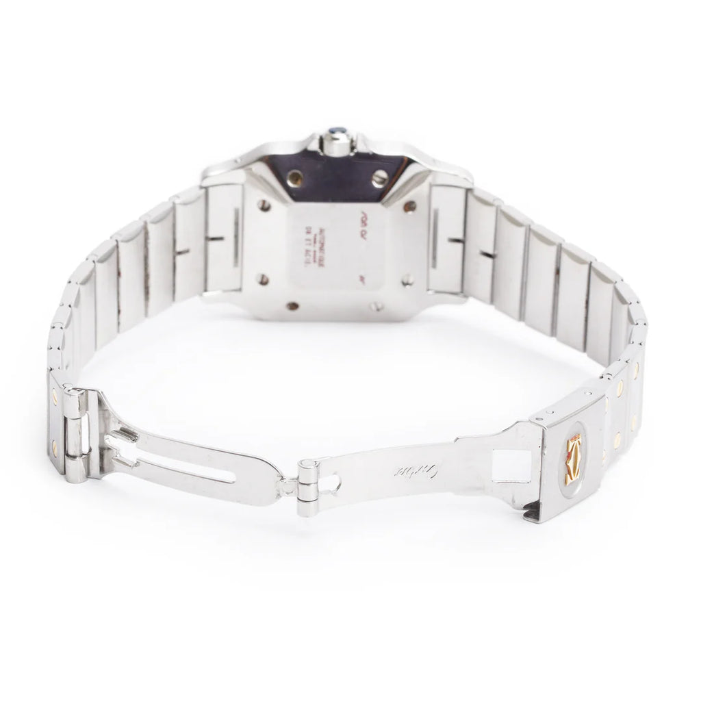 Stainless Steel &amp; 18k Yellow Gold Santos De Galbee Automatic Watch, Medium Model 2961