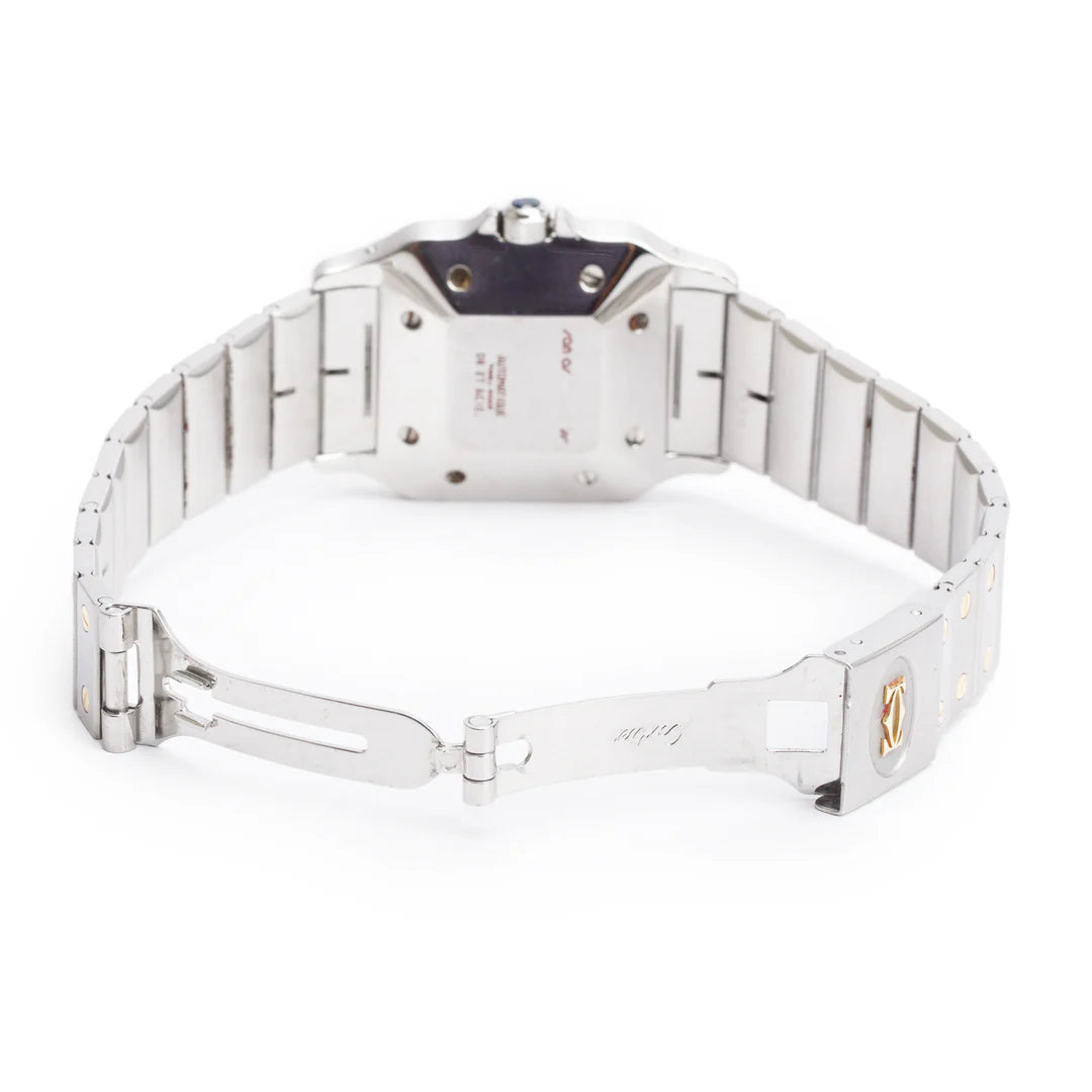 Stainless Steel &amp; 18k Yellow Gold Santos De Galbee Automatic Watch, Medium Model 2961