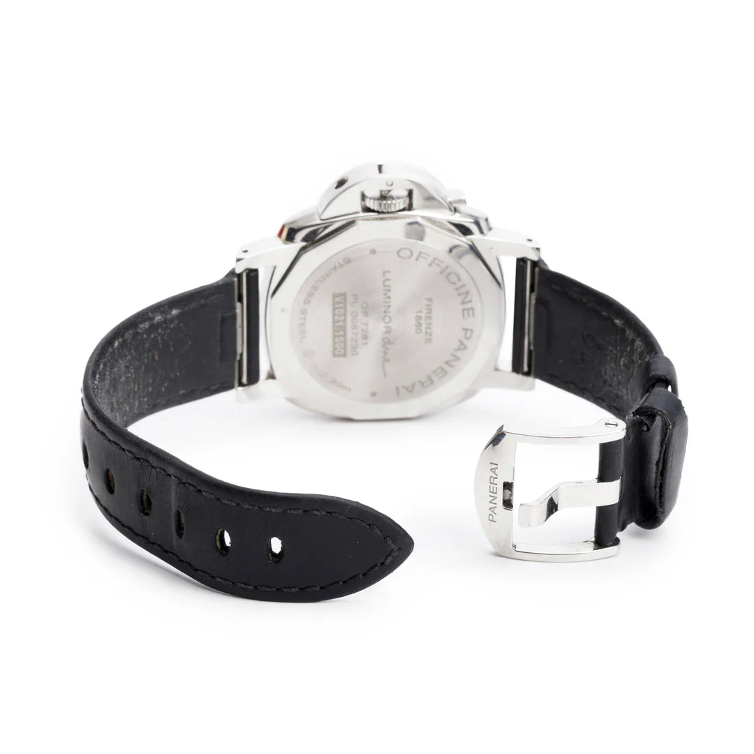 Stainless Steel Luminor Due 38 MM Automatic Watch Grey Dial PAM00755 w/ Box &amp; Papers