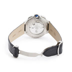 Stainless Steel Ballon Bleu de 44 MM Automatic Chronograph Watch Black Dial 3109