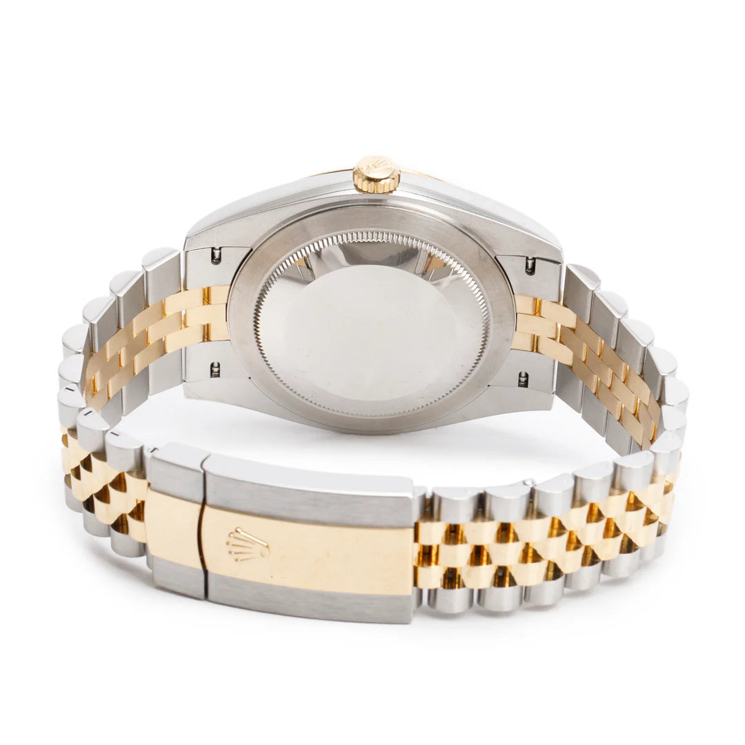 2020 Stainless Steel &amp; 18k Yellow Gold Oyster Perpetual Datejust 41 MM Automatic Watch Silver Dial 126333 w/ Box &amp; Papers