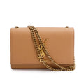 2020 Beige Grain de Poudre Leather Small Monogram Kate Satchel