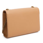 2020 Beige Grain de Poudre Leather Small Monogram Kate Satchel