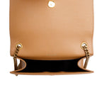 2020 Beige Grain de Poudre Leather Small Monogram Kate Satchel