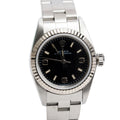 Stainless Steel Oyster Perpetual 26 MM Automatic Watch Black Dial 67194 w/ Box