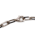 18k White Gold Santos de Chain Necklace, Small Model w/ Box