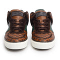 Damier Ebene Low-Top Trainer Sneakers, Men's Size 8