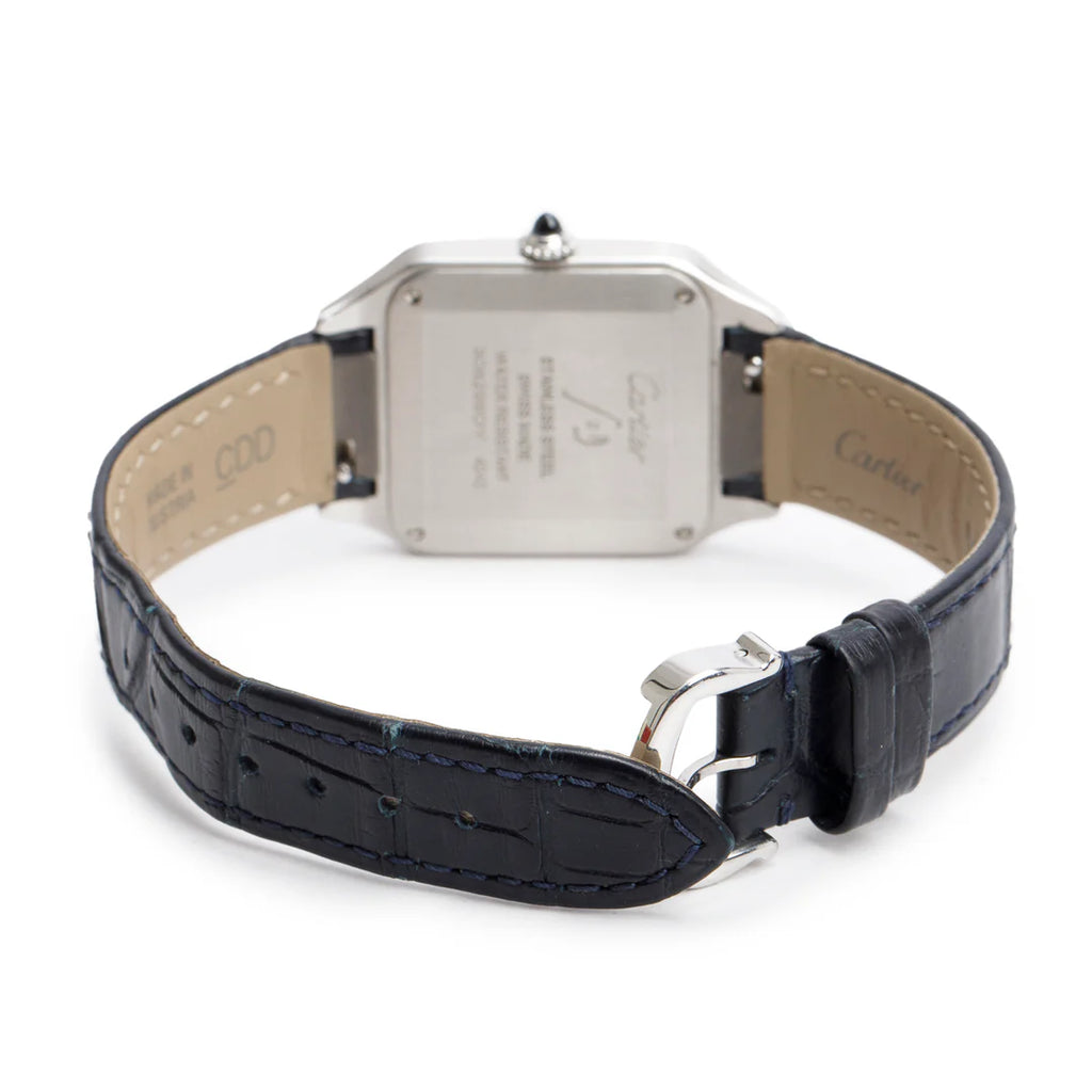 2023 Stainless Steel Santos Dumont Watch, Small Model 4242 w/ Box, Papers &amp; Extra Strap