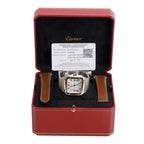 2022 Stainless Steel &amp; 18k Yellow Gold Santos de Automatic Watch, Large Model 4072 w/ Box, Papers &amp; Extra Strap