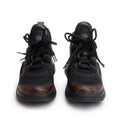 Monogram Trim Black LV Archlight Sneakers, Size 39 w/ Box