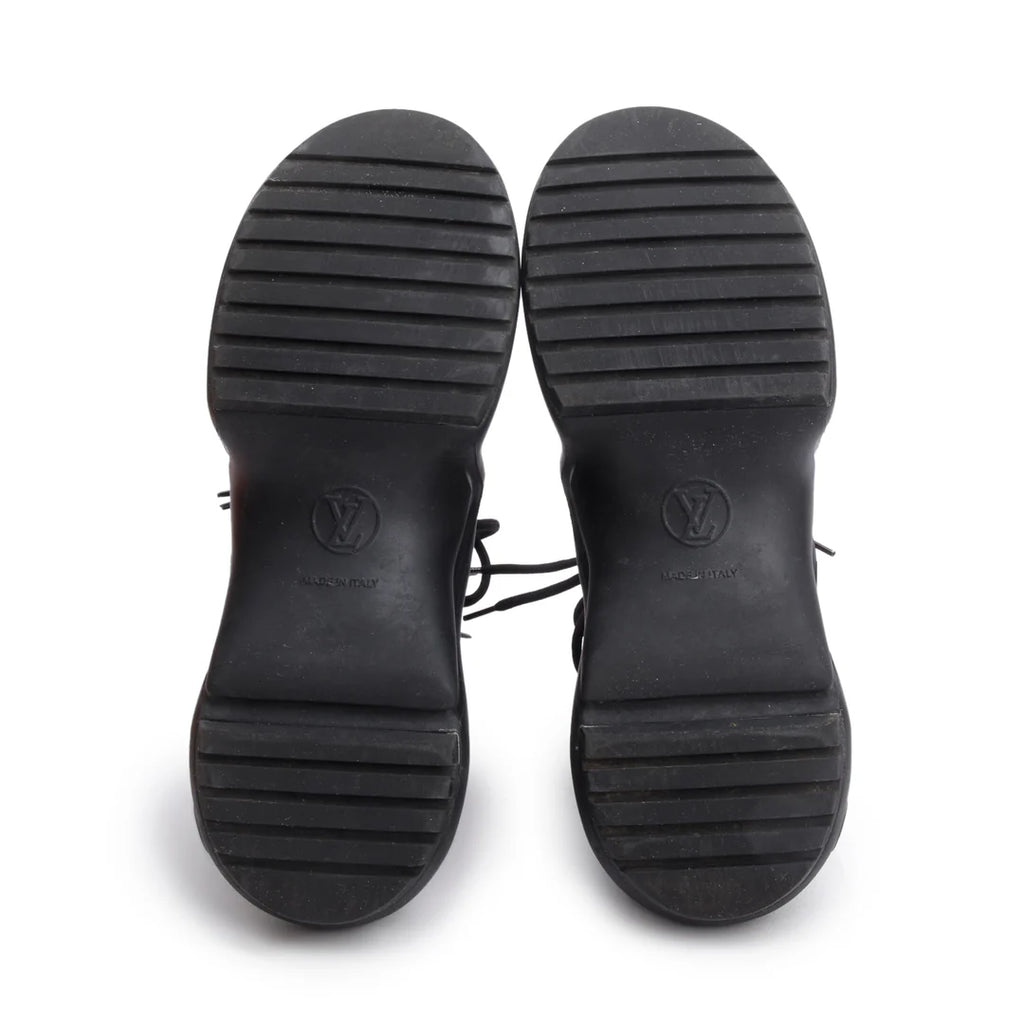 Monogram Trim Black LV Archlight Sneakers, Size 39 w/ Box