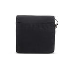 Black Tessuto Nylon Saffiano Crossbody Bag