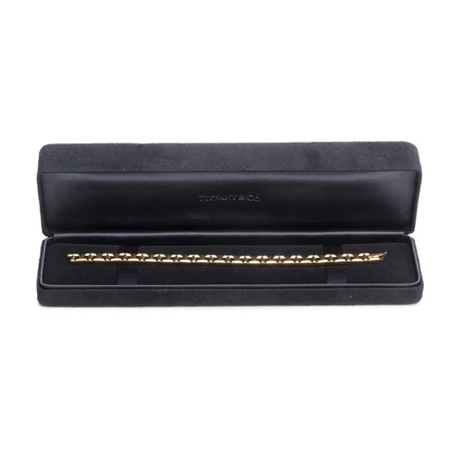 18k Yellow Gold T True Narrow Link Bracelet w/ Box