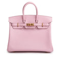 2022 Mauve Sylvestre Swift Birkin 25 w/ Box &amp; Receipt