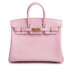 2022 Mauve Sylvestre Swift Birkin 25 w/ Box &amp; Receipt