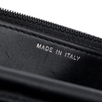 Black Quilted Velvet Boy Wallet on Chain w/ Box &amp; Authenticity Card