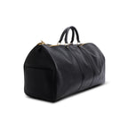 Vintage Black Epi Leather Keepall 55